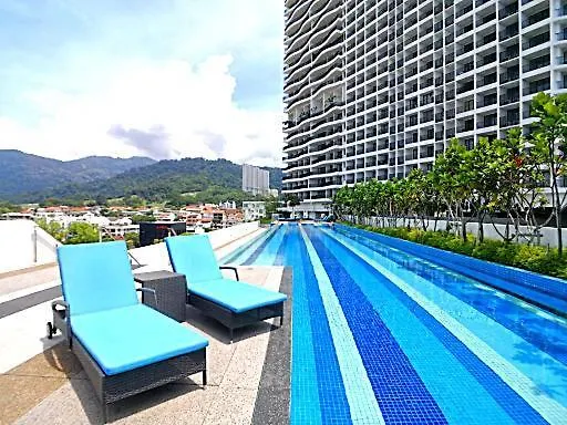 Apartament Large Family Seaview Suite 3 Rooms By The Only Bnb Tanjung Tokong